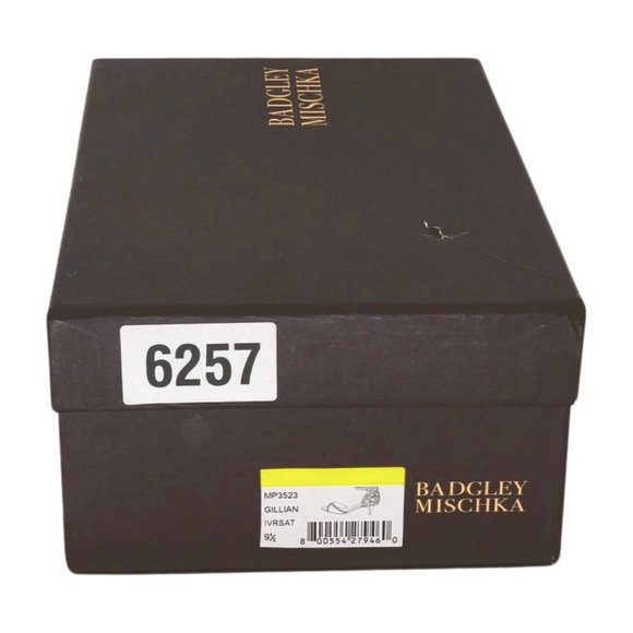 Badgley Mischka Womens Gillian Dress Sandal, Ivory, Size 9.5 M - Picture 4 of 8